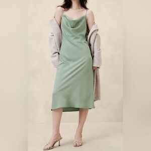 Banana Republic Sage Green Dress